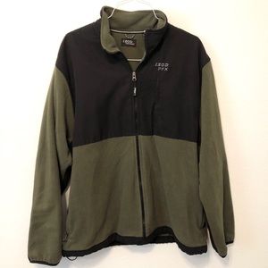 Army Green Fleece Jacket / Izod